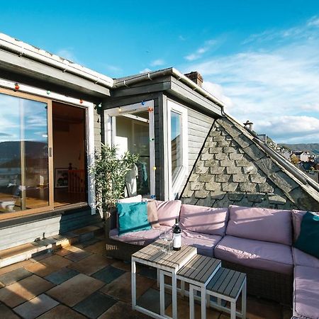 Spacious Penthouse With Grand Terrace Bergen Kültér fotó