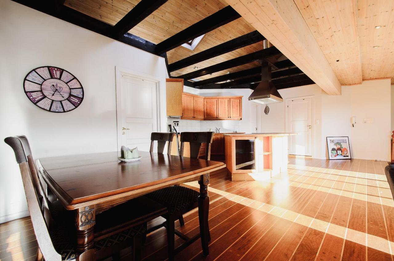 Spacious Penthouse With Grand Terrace Bergen Kültér fotó