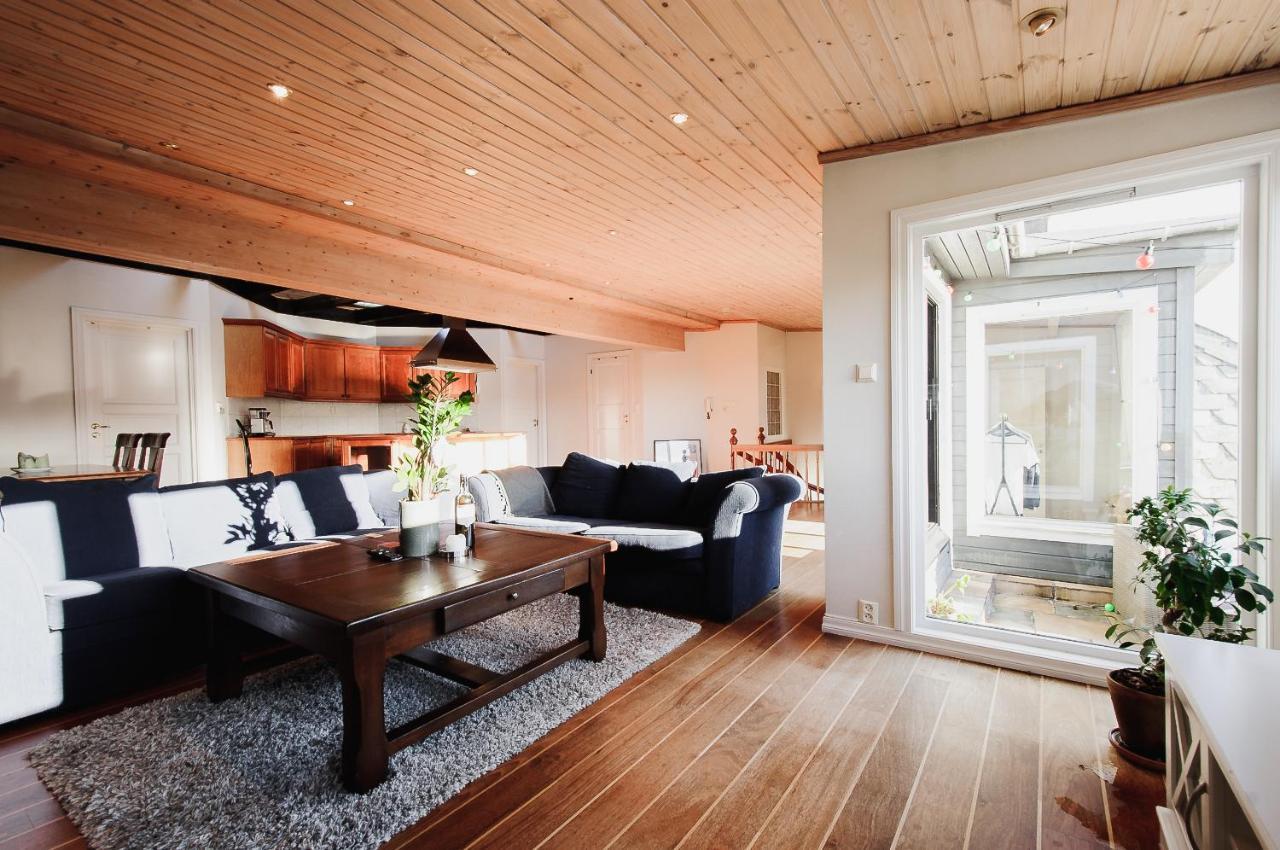 Spacious Penthouse With Grand Terrace Bergen Kültér fotó
